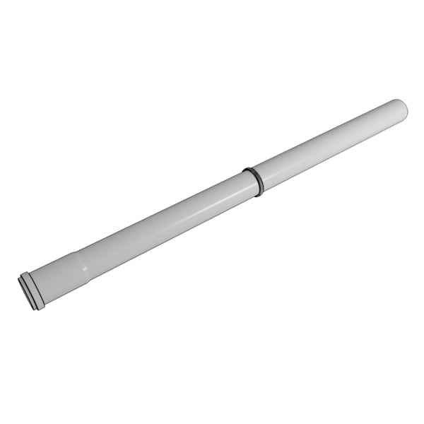 79" Condensing Vent Ext. Piece, 2" (Qty 4 extensions, 4 fixing clips)